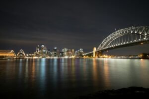 Panoramic view of Sydney Harbour